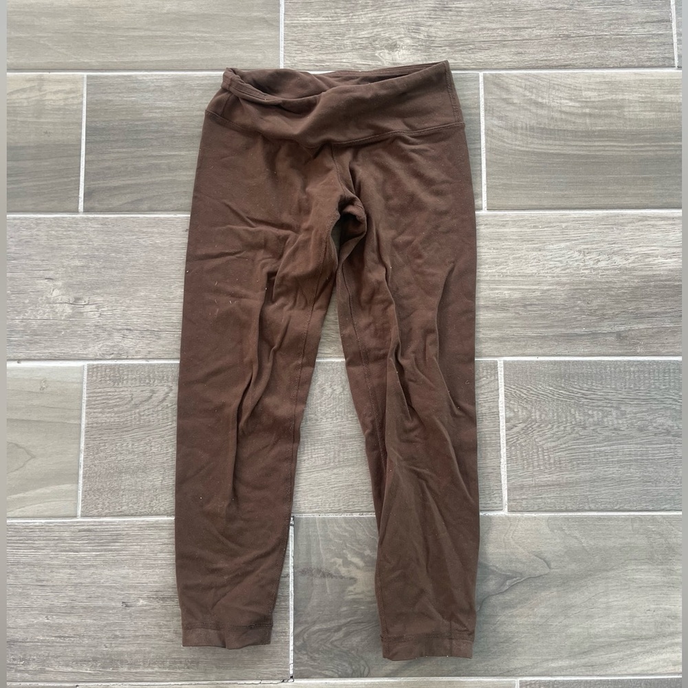 Lululemon Wunder Under Brown Legging